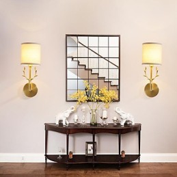 Applique murale en laiton classique, style mini, style vintage, luminaire d'ambiance