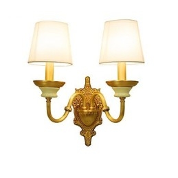 Applique murale simple, traditionnelle et classique en laiton, style mini