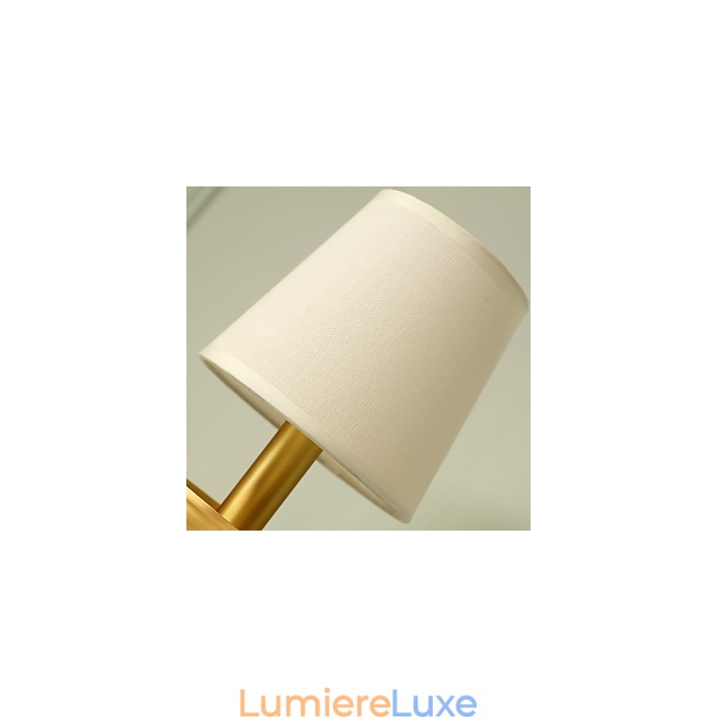 Applique murale simple, traditionnelle et classique en laiton, style mini