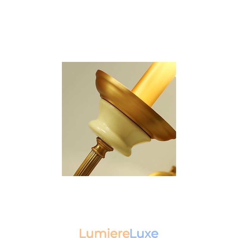 Applique murale simple, traditionnelle et classique en laiton, style mini