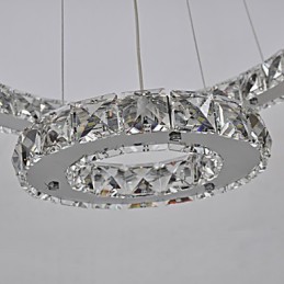 Lustre traditionnel classique en métal chromé
