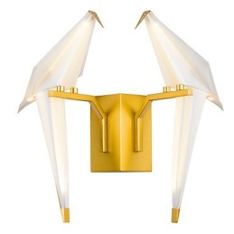 Fonction intégrée simple, traditionnelle, classique et campagnarde dorée pour une lumière ambiante de style mini