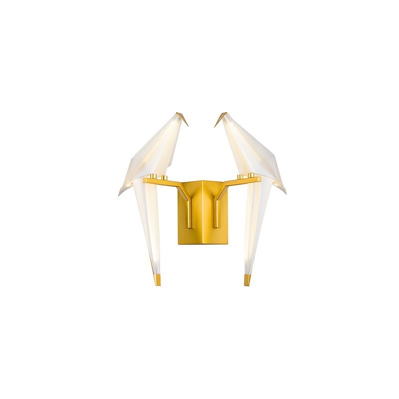 Fonction intégrée simple, traditionnelle, classique et campagnarde dorée pour une lumière ambiante de style mini