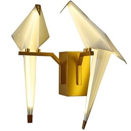 Fonction intégrée simple, traditionnelle, classique et campagnarde dorée pour une lumière ambiante de style mini