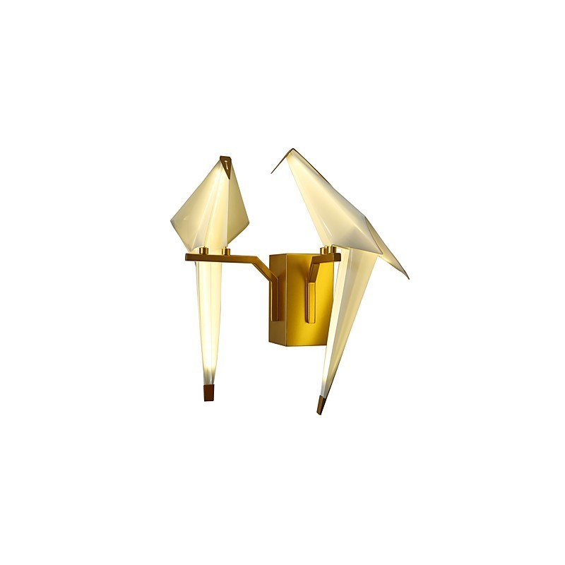 Fonction intégrée simple, traditionnelle, classique et campagnarde dorée pour une lumière ambiante de style mini
