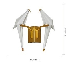 Fonction intégrée simple, traditionnelle, classique et campagnarde dorée pour une lumière ambiante de style mini