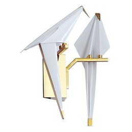 Fonction intégrée simple, traditionnelle, classique et campagnarde dorée pour une lumière ambiante de style mini