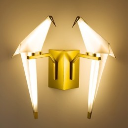 Fonction intégrée simple, traditionnelle, classique et campagnarde dorée pour une lumière ambiante de style mini