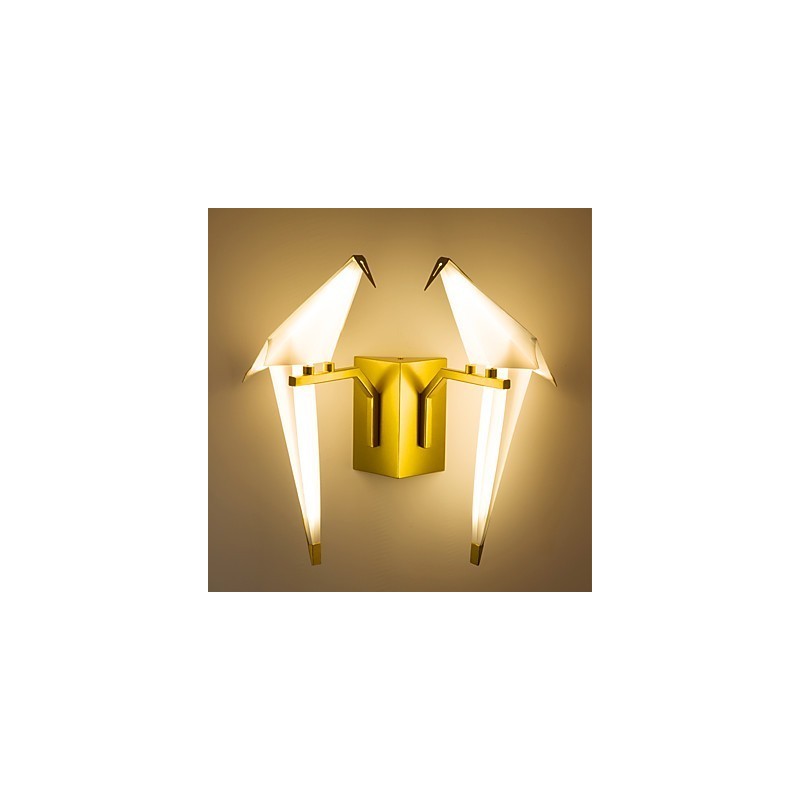 Fonction intégrée simple, traditionnelle, classique et campagnarde dorée pour une lumière ambiante de style mini