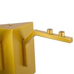 Fonction intégrée simple, traditionnelle, classique et campagnarde dorée pour une lumière ambiante de style mini