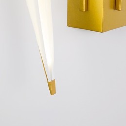 Fonction intégrée simple, traditionnelle, classique et campagnarde dorée pour une lumière ambiante de style mini