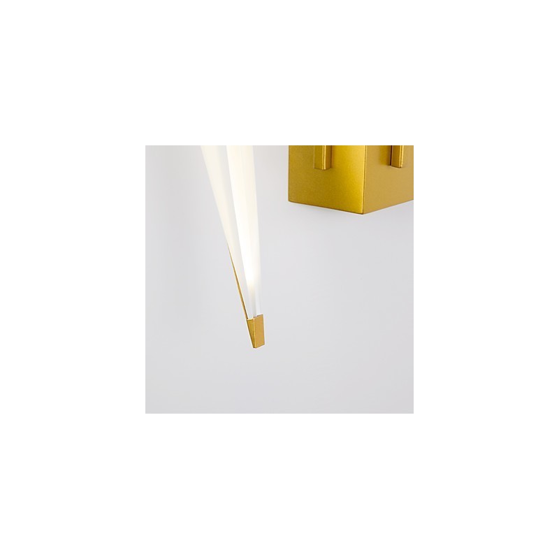 Fonction intégrée simple, traditionnelle, classique et campagnarde dorée pour une lumière ambiante de style mini