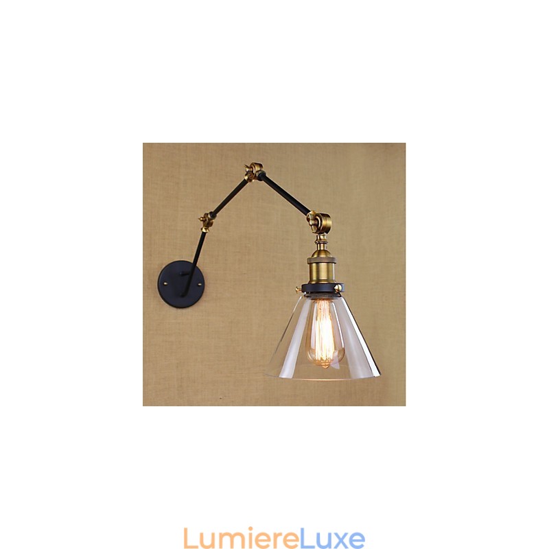 Peinture rétro rustique simple et vintage pour bras pivotant, protection des yeux, lumière ambiante