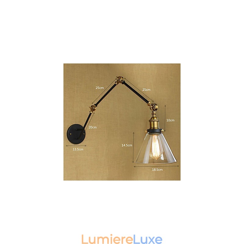 Peinture rétro rustique simple et vintage pour bras pivotant, protection des yeux, lumière ambiante