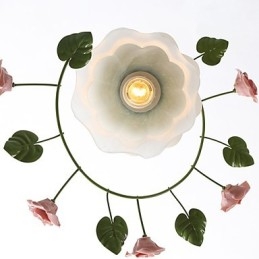 Saint-Valentin Les fleurs et plantes de la roseraie absorbent la lumière du dôme