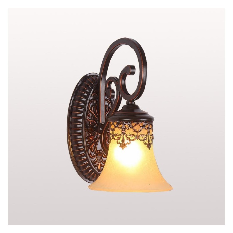 Applique murale pour hall d'hôtel, chambre à coucher, lampe murale européenne, lampe de salon créative, décoration rétro, lampe murale pour couloir