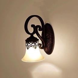Applique murale pour hall d'hôtel, chambre à coucher, lampe murale européenne, lampe de salon créative, décoration rétro, lampe murale pour couloir