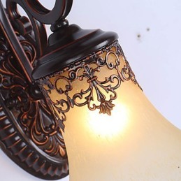 Applique murale pour hall d'hôtel, chambre à coucher, lampe murale européenne, lampe de salon créative, décoration rétro, lampe murale pour couloir