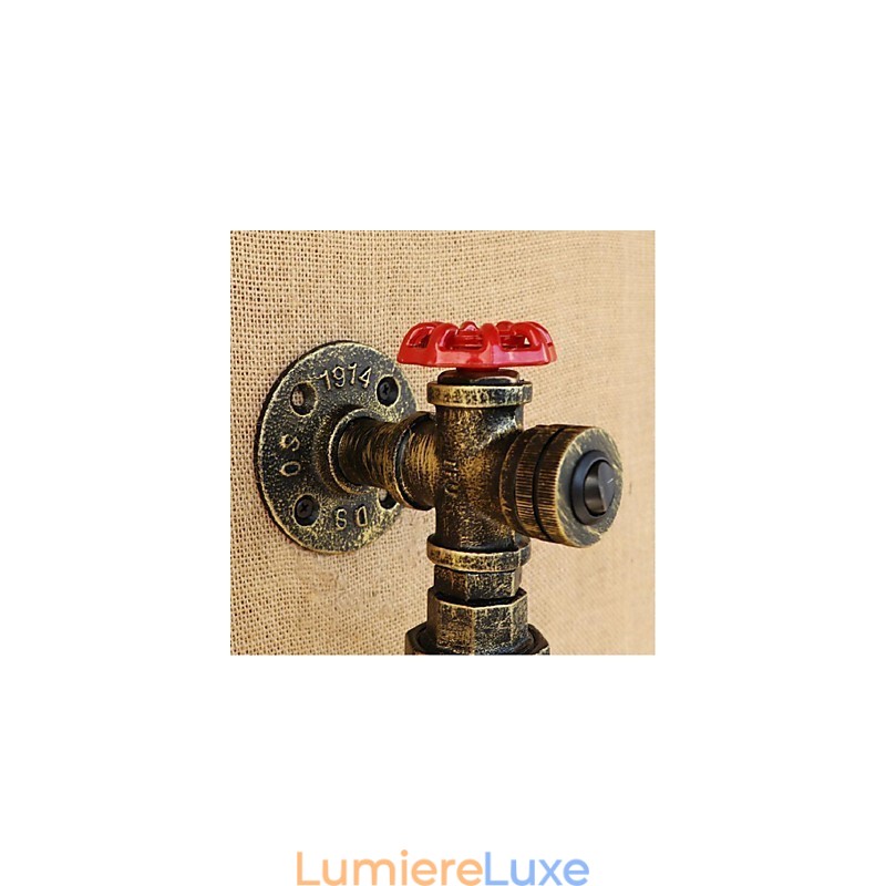 Applique murale bouteille d'eau gris fumé