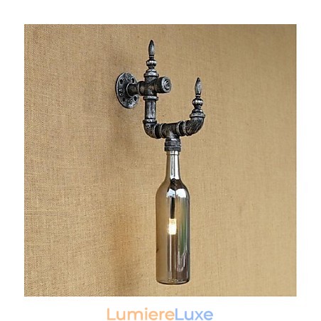 Lampe murale rétro nostalgique avec interrupteur pour café, bar, restaurant, allée, bouteille d'eau Lampe murale rétro nostalgique avec interrupteur pour café, bar, restaurant, allée, bouteille d'eau