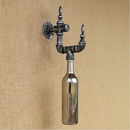 Lampe murale rétro nostalgique avec interrupteur pour café, bar, restaurant, allée, bouteille d'eau