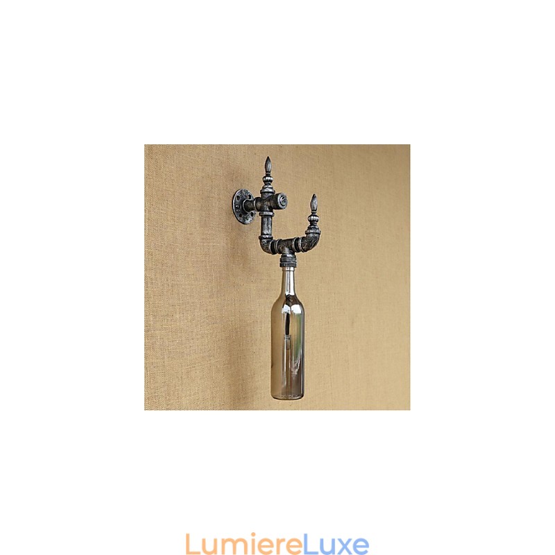 Lampe murale rétro nostalgique avec interrupteur pour café, bar, restaurant, allée, bouteille d'eau