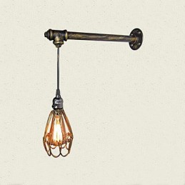 Appliques murales vintage Loft avec interrupteur industriel Edison Fashion Simplicity Applique murale à base en métal