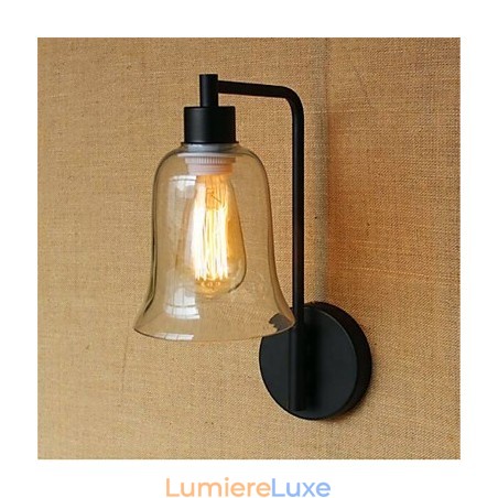 Finition en oxyde noir rustique pour éclairage d'ambiance à bras pivotant Finition en oxyde noir rustique pour éclairage d'ambiance à bras pivotant
