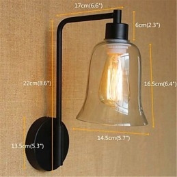 Finition en oxyde noir rustique pour éclairage d'ambiance à bras pivotant