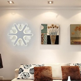 Appliques murales modernes Style Simplicité Acrylique Salon Couloir Chambre Chambres d'hôtel Lampe de chevet