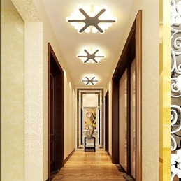 Appliques murales modernes Style Simplicité Acrylique Salon Couloir Chambre Chambres d'hôtel Lampe de chevet