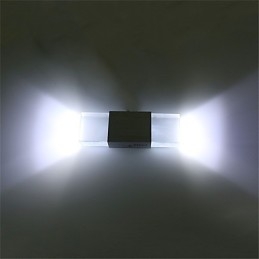 6 douilles pour tubes fluorescents, design moderne et contemporain, pour éclairage d'ambiance, appliques murales