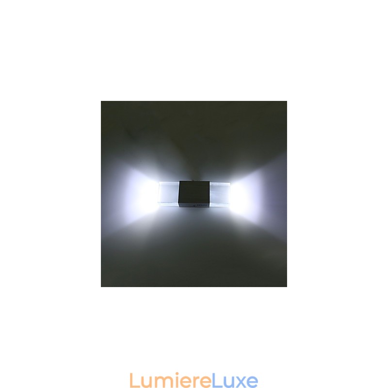 6 douilles pour tubes fluorescents, design moderne et contemporain, pour éclairage d'ambiance, appliques murales