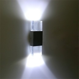 6 douilles pour tubes fluorescents, design moderne et contemporain, pour éclairage d'ambiance, appliques murales