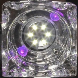 Plafonnier en cristal électrolytique contemporain moderne