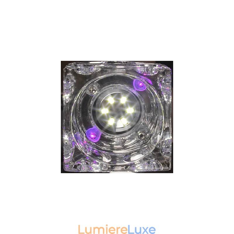 Plafonnier en cristal électrolytique contemporain moderne