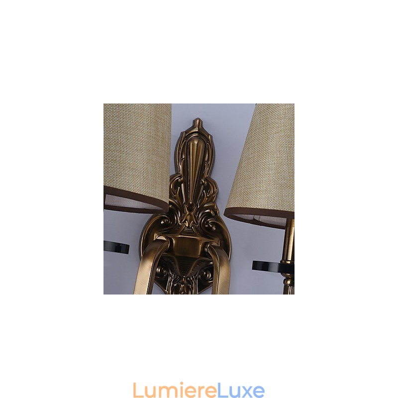 Applique murale classique traditionnelle galvanisée pour la protection des yeux