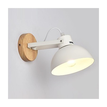 Applique murale vintage en bois Art déco en métal rustique pour salon, salle à manger, couloir, noir et blanc en option Applique murale vintage en bois Art déco en métal rustique pour salon, salle à manger, couloir, noir et blanc en option