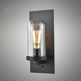 Lampe murale Edison simple en verre pour restaurant, bar, allée, escalier, campagne américaine