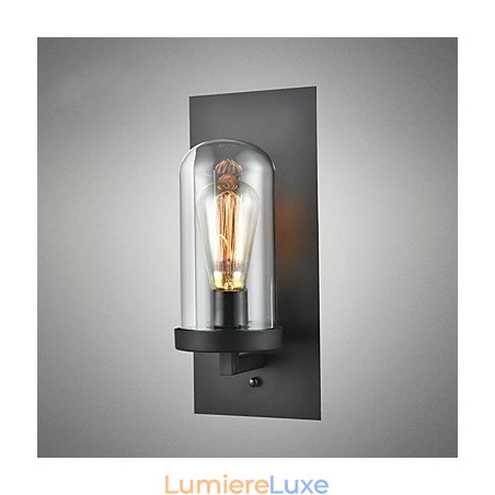 Lampe murale Edison simple en verre pour restaurant, bar, allée, escalier, campagne américaine Lampe murale Edison simple en verre pour restaurant, bar, allée, escalier, campagne américaine