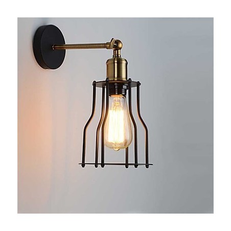 Appliques murales vintage Loft Industriel Edison Mode Simplicité Appliques murales Base en métal Capuchon Appliques murales vintage Loft Industriel Edison Mode Simplicité Appliques murales Base en métal Capuchon