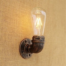 Applique murale style mini avec éclairage d'ambiance et peinture rétro country