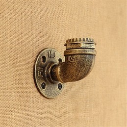 Applique murale style mini avec éclairage d'ambiance et peinture rétro country