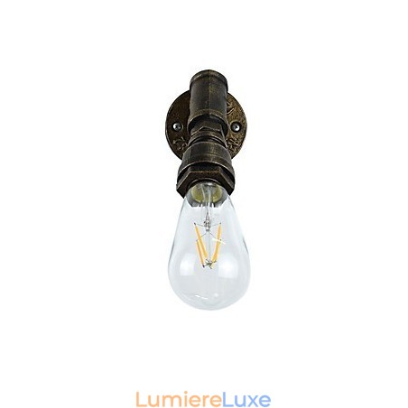 Applique murale en fer forgé, lampe sabre laser noire muette sur le mur Applique murale en fer forgé, lampe sabre laser noire muette sur le mur