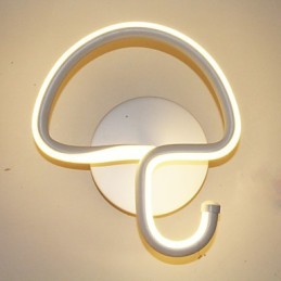 Lampe murale circulaire en aluminium, design minimaliste moderne, idéal pour une chambre à coucher, un couloir ou un hôtel