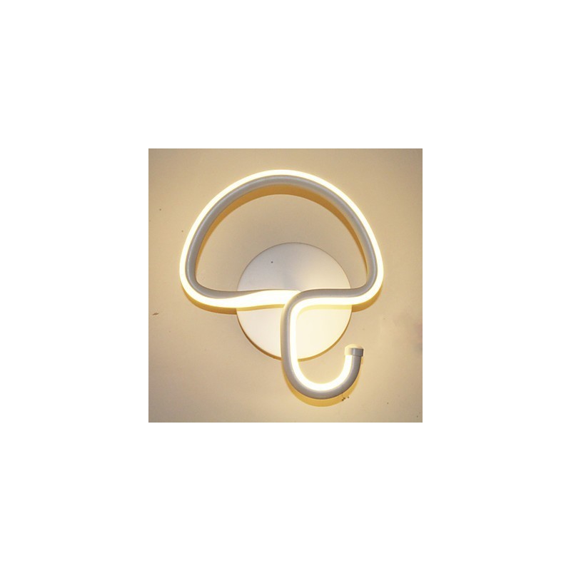 Lampe murale circulaire en aluminium, design minimaliste moderne, idéal pour une chambre à coucher, un couloir ou un hôtel