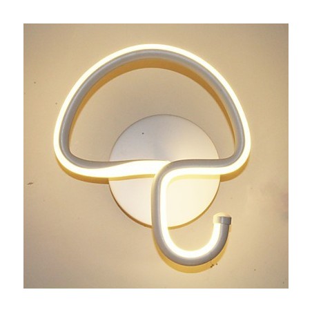 Lampe murale circulaire en aluminium, design minimaliste moderne, idéal pour une chambre à coucher, un couloir ou un hôtel