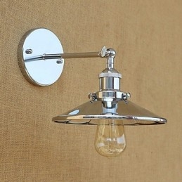 Appliques murales rétro galvanisées de style mini, style rustique et rustique