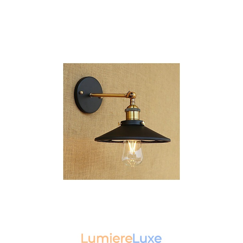 Applique murale style mini avec éclairage d'ambiance et peinture rétro country
