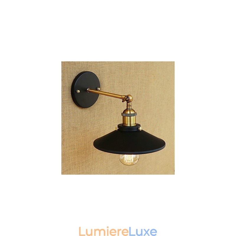 Applique murale style mini avec éclairage d'ambiance et peinture rétro country